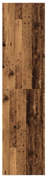 Šatní skříň old wood 80 x 50 x 200 cm kompozitní dřevo 3307799