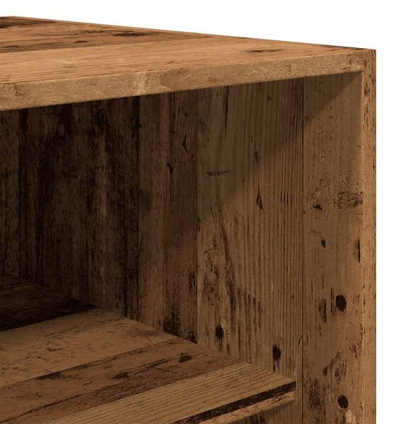 Šatní skříň old wood 50 x 50 x 200 cm kompozitní dřevo 3307790