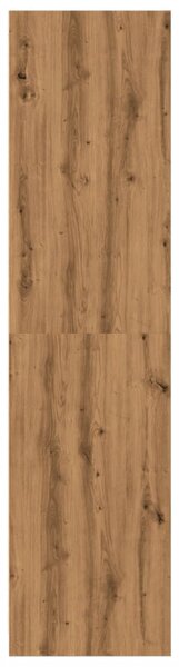 Šatní skříň dub artisan 80 x 50 x 200 cm kompozitní dřevo 3307800