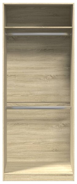 Šatní skříň dub sonoma 80 x 50 x 200 cm kompozitní dřevo 3307794