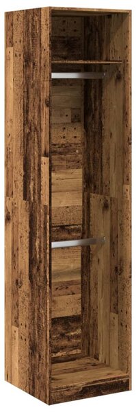 Šatní skříň old wood 50 x 50 x 200 cm kompozitní dřevo 3307790