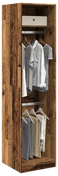 Šatní skříň old wood 50 x 50 x 200 cm kompozitní dřevo 3307790