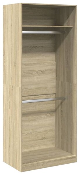 Šatní skříň dub sonoma 80 x 50 x 200 cm kompozitní dřevo 3307794