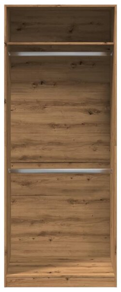 Šatní skříň dub artisan 80 x 50 x 200 cm kompozitní dřevo 3307800