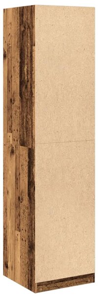 Šatní skříň old wood 50 x 50 x 200 cm kompozitní dřevo 3307790