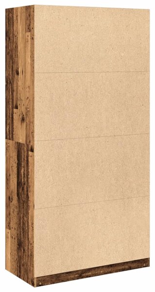 Šatní skříň old wood 100 x 50 x 200 cm kompozitní dřevo 3307808