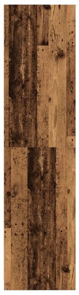 Šatní skříň old wood 100 x 50 x 200 cm kompozitní dřevo 3307808