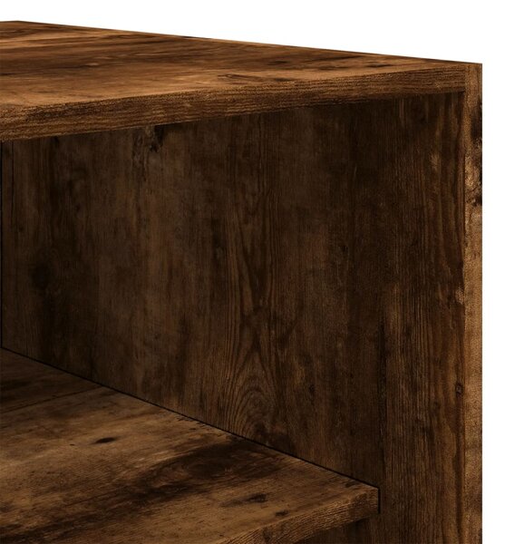 Šatní skříň kouřový dub 100 x 50 x 200 cm kompozitní dřevo 3307805