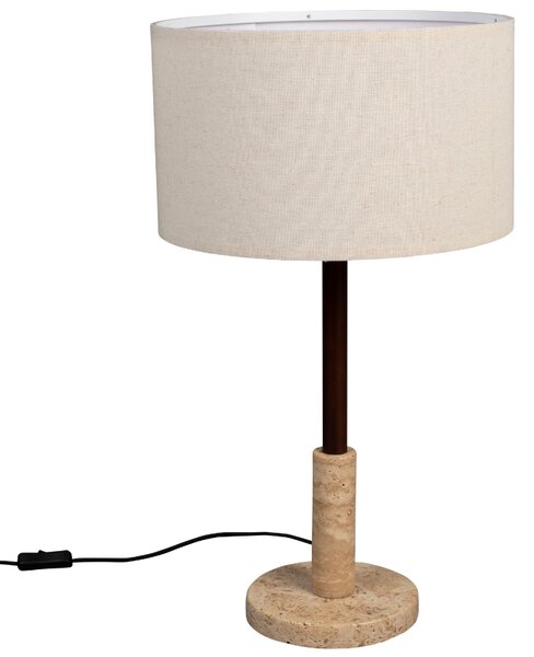 Béžová kamenná stolní lampa DUTCHBONE Jackson