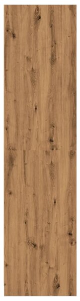 Šatní skříň dub artisan 100 x 50 x 200 cm kompozitní dřevo 3307809