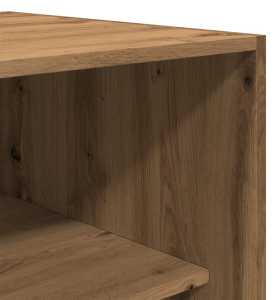 Šatní skříň dub artisan 100 x 50 x 200 cm kompozitní dřevo 3307809