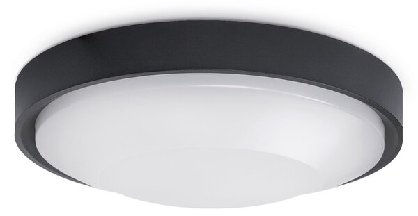 Dopo Floc LED přisazené svítidlo černé Ø250
