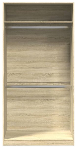 Šatní skříň dub sonoma 100 x 50 x 200 cm dřevotříska 3307803