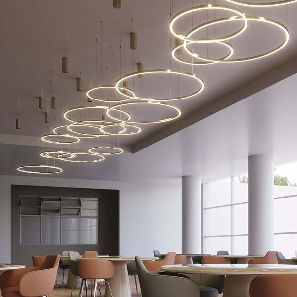 Faneurope HOOP LED kruhové svítidlo ČernáØ60cm