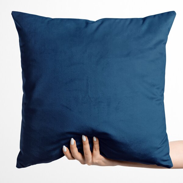 Biante Sametový povlak na polštář Velvet Premium SVP-036 Námořnická modrá 30 x 50 cm