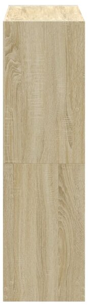 Knihovna dub sonoma 102 x 32 x 108 cm kompozitní dřevo 3307839