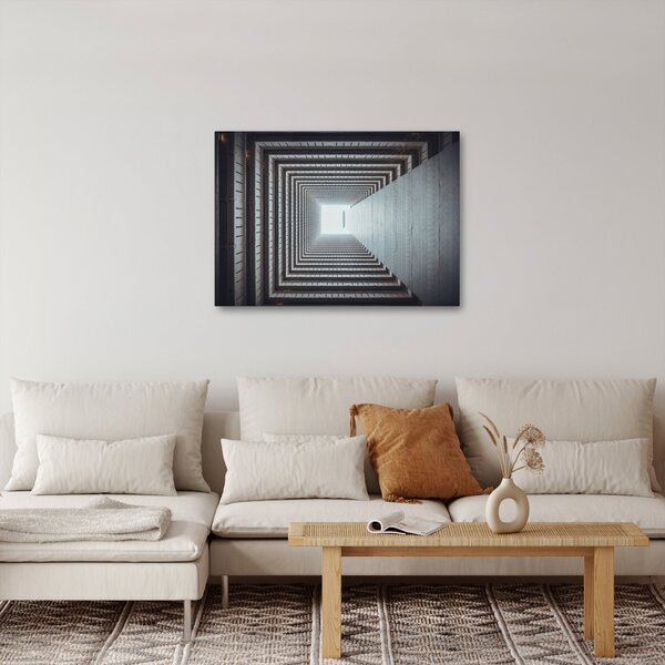 Obraz - Pohled zevnitř budovy (70x50 cm)