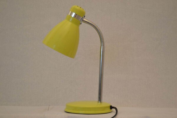Stolní retro lampa FANDA, zelená