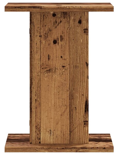 Stojany na rostliny 2 ks old wood 30x30x40 cm kompozitní dřevo 3307853