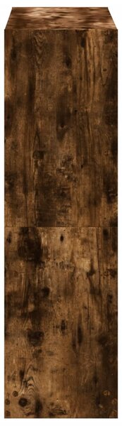Knihovna kouřový dub 102 x 32 x 108 cm kompozitní dřevo 3307841