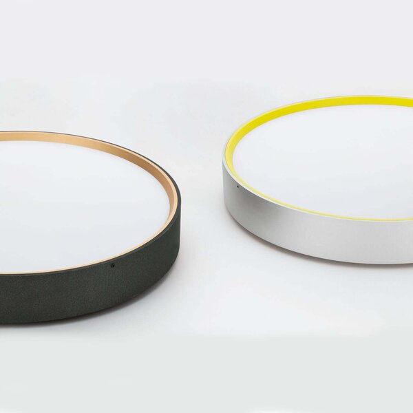 Lombardo Ola LED kruhové svítidlo přisazené IP66 IK08 Žlutá2700K330mm