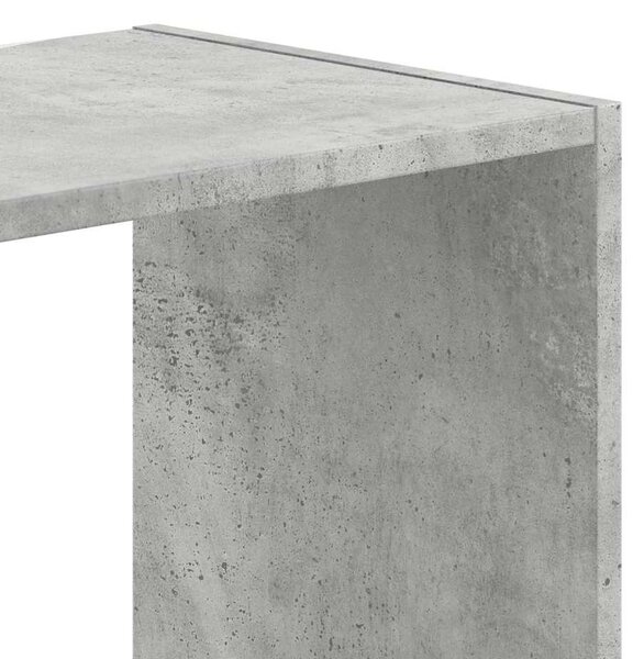 Knihovna betonově šedá 102 x 32 x 108 cm kompozitní dřevo 3307840