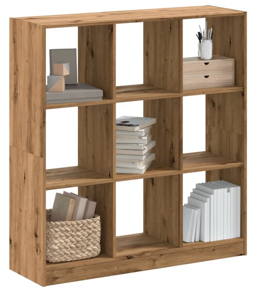 Knihovna dub artisan 102 x 32 x 108 cm kompozitní dřevo 3307845