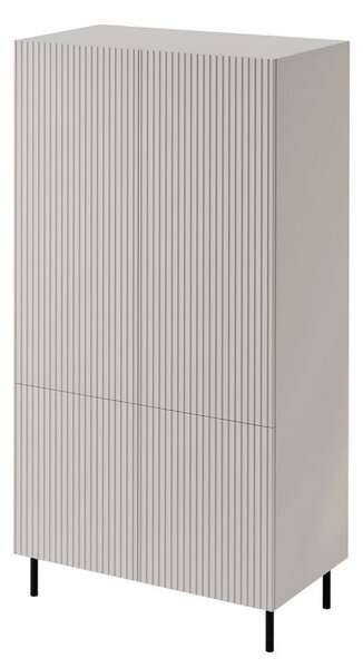 Šatní dvoudveřová skříň 90 cm AMPER - kašmír