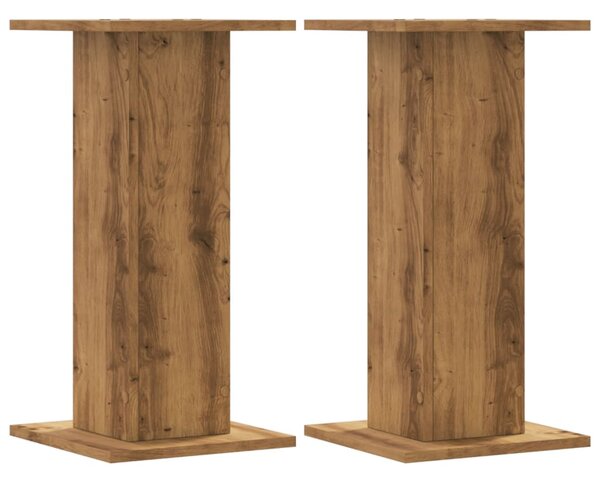 Stojany na rostliny 2 ks dub artisan 30 x 30 x 60 cm kompozit 3307863