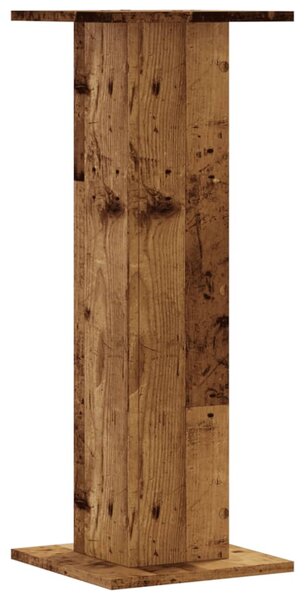 Stojany na rostliny 2 ks old wood 30x30x80 cm kompozitní dřevo 3307871