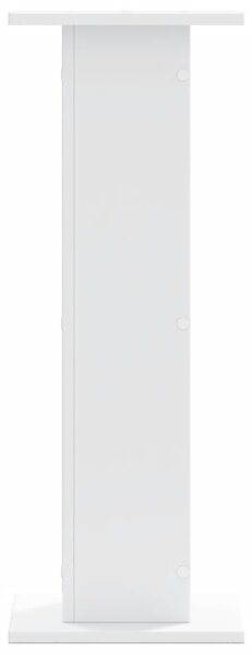 Stojany na rostliny 2 ks bílé 30 x 30 x 80 cm kompozitní dřevo 3307864