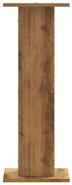 Stojany na rostliny 2 ks dub artisan 30 x 30 x 80 cm kompozit 3307872