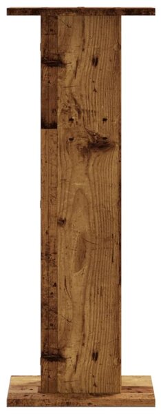 Stojany na rostliny 2 ks old wood 30x30x80 cm kompozitní dřevo 3307871