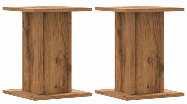 Stojany na rostliny 2 ks dub artisan 30 x 30 x 40 cm kompozit 3307854