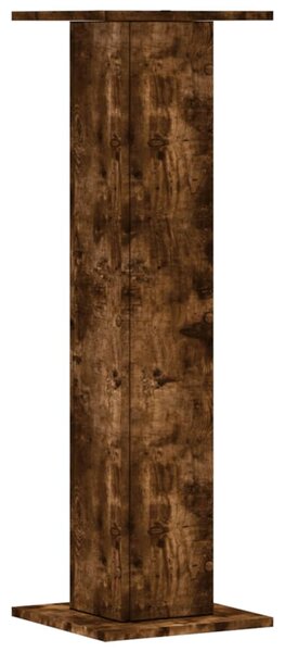 Stojany na rostliny 2 ks kouřový dub 30 x 30 x 95 cm kompozit 3307877