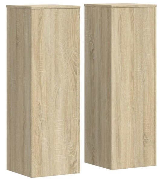 Stojan na rostliny 2 ks Dub sonoma 33 x 33 x 100 cm 3307884
