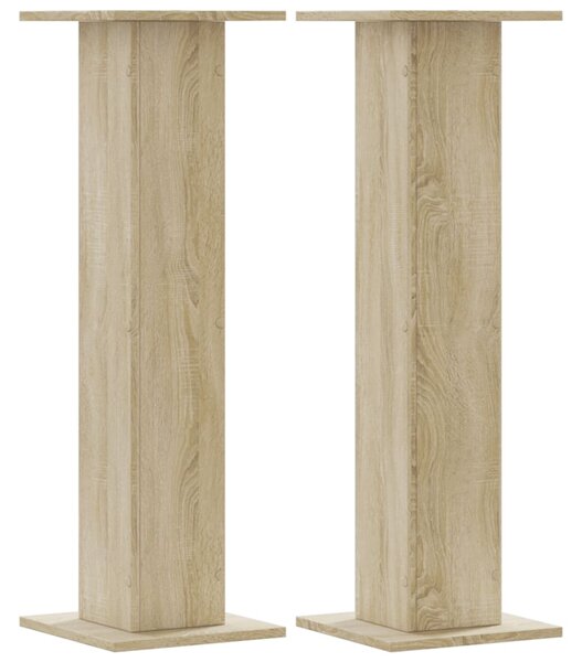 Stojany na rostliny 2 ks dub sonoma 30 x 30 x 95 cm kompozit 3307875