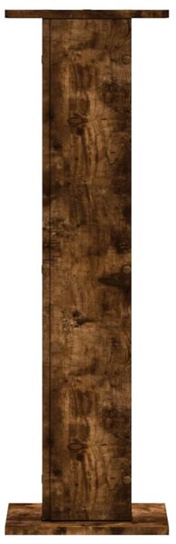 Stojany na rostliny 2 ks kouřový dub 30 x 30 x 95 cm kompozit 3307877