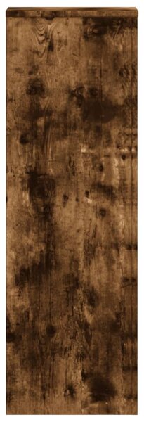 Stojan na rostliny 2 ks Kouřový dub 33 x 33 x 100 cm 3307886