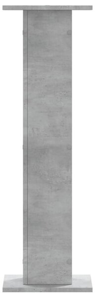 Stojany na rostliny 2 ks betonově šedé 30 x 30 x 95 cm kompozit 3307876