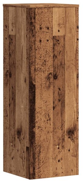 Stojan na rostliny 2 ks Staré dřevo 33 x 33 x 100 cm 3307889