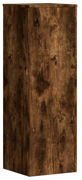 Stojan na rostliny 2 ks Kouřový dub 33 x 33 x 100 cm 3307886
