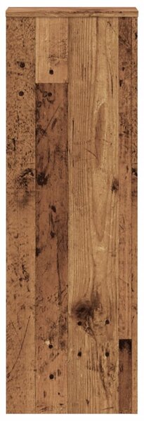 Stojan na rostliny 2 ks Staré dřevo 33 x 33 x 100 cm 3307889
