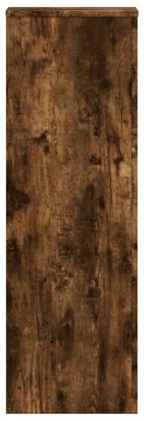 Stojan na rostliny 2 ks Kouřový dub 33 x 33 x 100 cm 3307886
