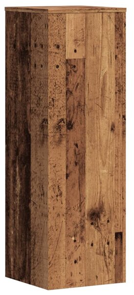 Stojan na rostliny 2 ks Staré dřevo 33 x 33 x 100 cm 3307889