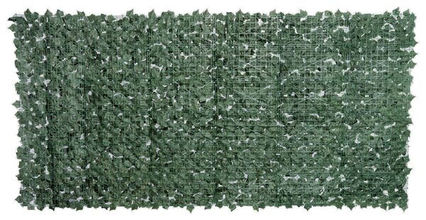 Umělý živý plot Outsunny - Ochranná clona na soukromí, UV ochrana, Zelená clona na balkon, Zahradní clona s listy 300 x 150 cm | Aosom