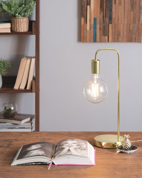 Stolní lampa SAVENA Kov Zlatá