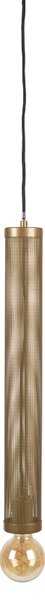 Zlaté kovové závěsné světlo Bold Monkey Sweet Mesh 8 cm