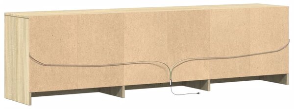 TV skříňka s LED dub sonoma 180 x 34 x 50 cm kompozitní dřevo 3307928