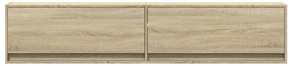 Nástěnná TV skříňka s LED dub sonoma 180 x 31 x 38 cm 3307949